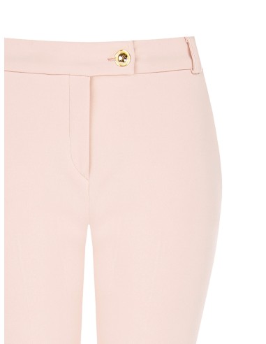 Aansluitende cropped broek van scuba-crêpe van Rinascimento