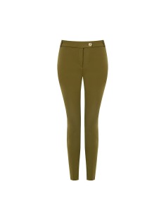 Aansluitende cropped broek van scuba-crêpe van Rinascimento