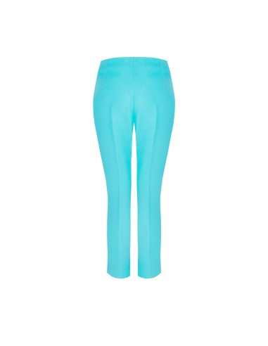 Skinny cropped broek van technische stof met kleine splitjes bij de enkels Rinascimento