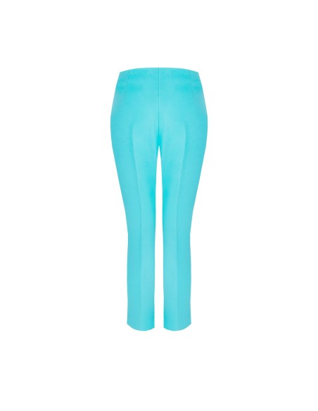 Skinny cropped broek van technische stof met kleine splitjes bij de enkels Rinascimento