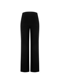 Palazzo-broek van scuba-crêpe met elastische tailleband van Rinascimento 2
