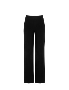 Palazzo-broek van scuba-crêpe met elastische tailleband van Rinascimento