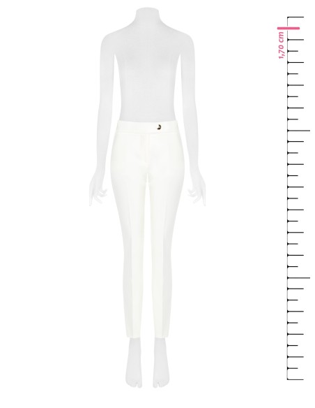 Cropped aansluitende broek van technische stof Rinascimento