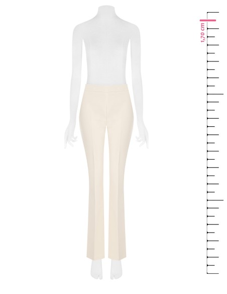 Rinascimento Pantalon met wijde pijpen van technische stof