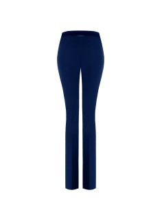 Uitlopende broek van technische stof met satijnen tailleband van Rinascimento 2