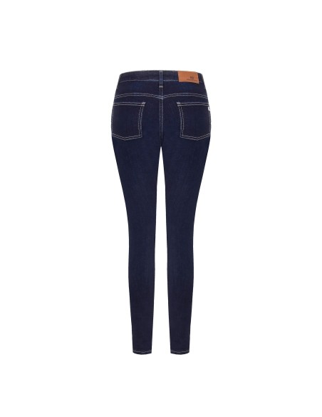 Skinnyjeans met knopen aan de zijkanten Rinascimento