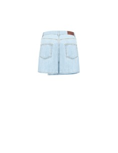 Denim skort met overslag van Rinascimento 2