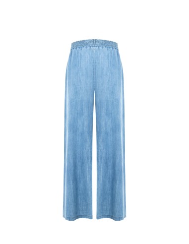Jeans met elastische tailleband en zakken van Rinascimento