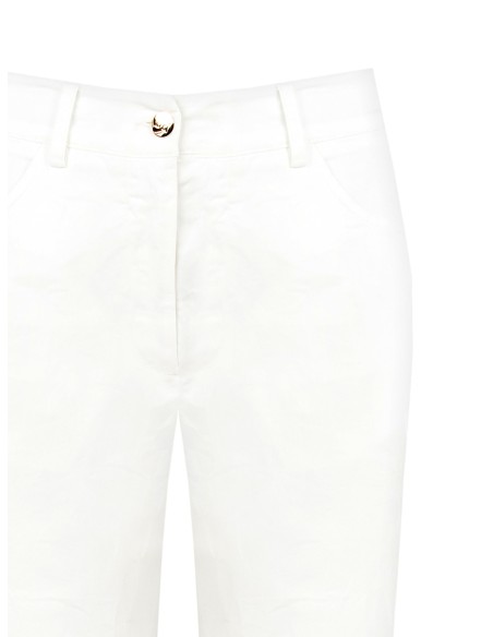 Cropped broek van stretchstof van Rinascimento