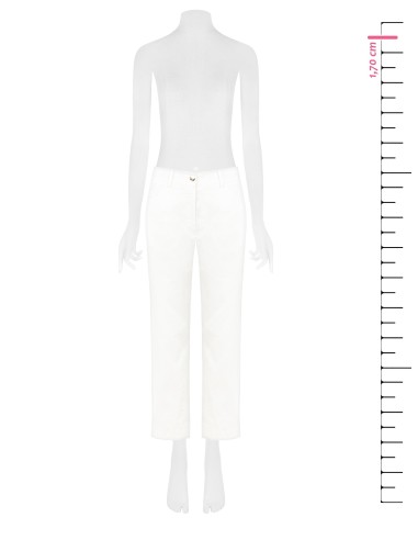 Cropped broek van stretchstof van Rinascimento