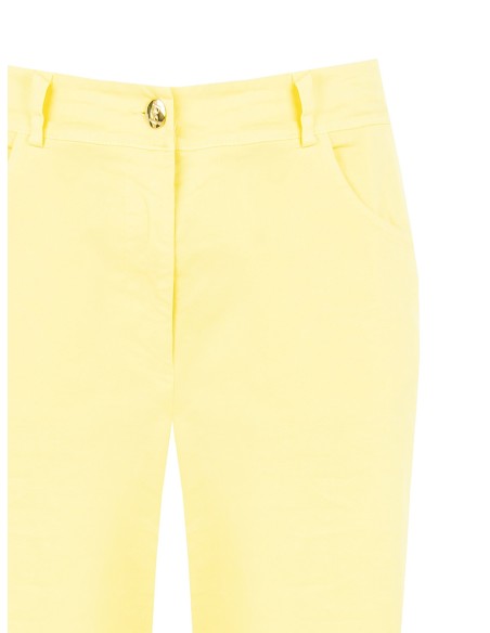 Cropped broek van stretchstof van Rinascimento