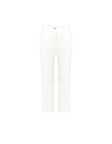 Cropped broek van stretchstof van Rinascimento