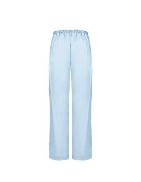 Palazzo-jeans met zijbanden en elastiek aan de achterkant van Rinascimento