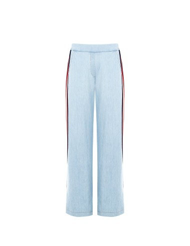 Palazzo-jeans met zijbanden en elastiek aan de achterkant van Rinascimento