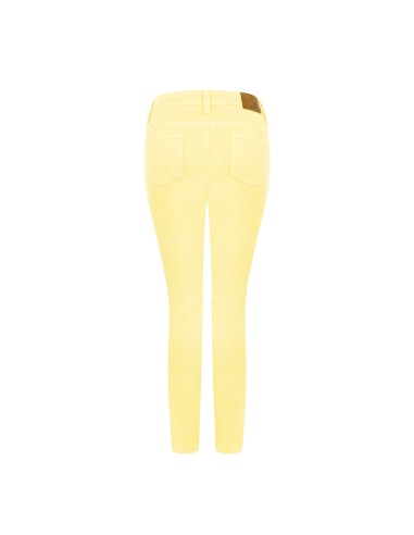 Skinny denim broek met knopen aan de zijkanten Rinascimento