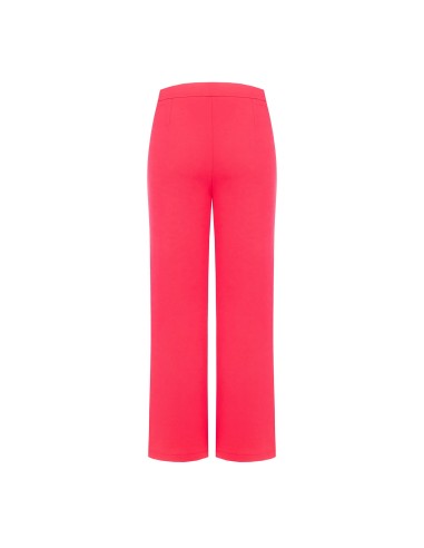 Cropped palazzobroek van scuba-crêpe met elastische taille van Rinascimento