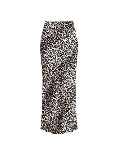 Lange kokerrok van viscose met elastische tailleband van Rinascimento