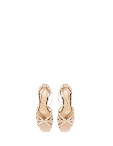 Rinascimento sandalen met hoge hak van imitatie-suède
