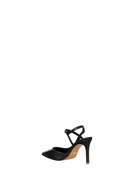 Slingback pumps met middelhoge hak van lakleer Rinascimento