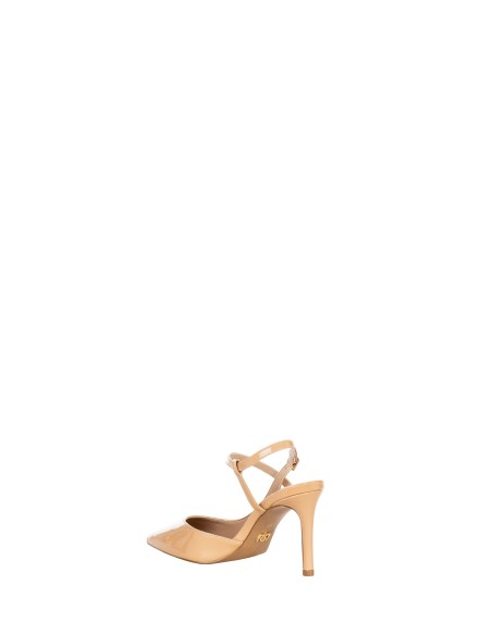 Slingback pumps met middelhoge hak van lakleer Rinascimento