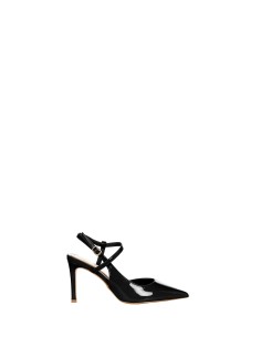 Slingback pumps met middelhoge hak van lakleer Rinascimento