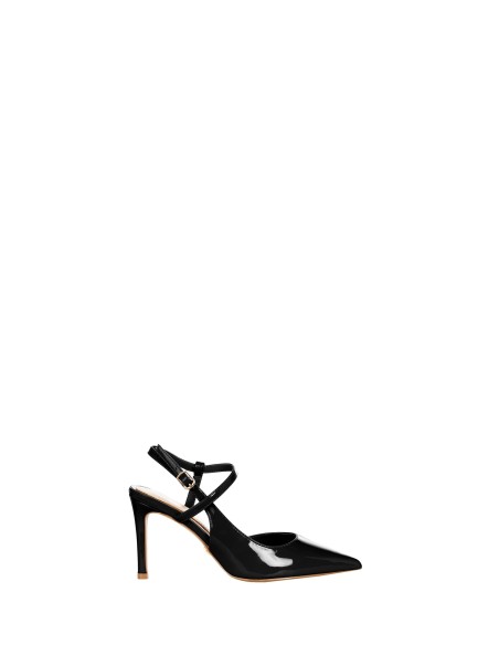 Slingback pumps met middelhoge hak van lakleer Rinascimento