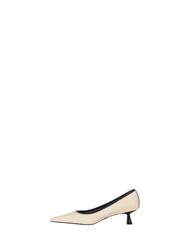 Canvas-look pumps met lage hak Rinascimento