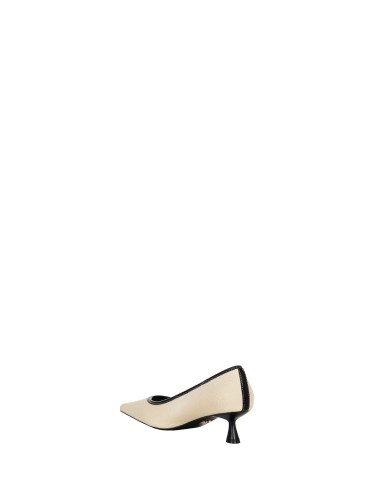 Canvas-look pumps met lage hak Rinascimento