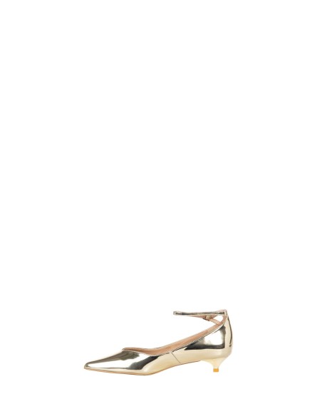 Ballerina’s met metallic neus en lage hak van Rinascimento