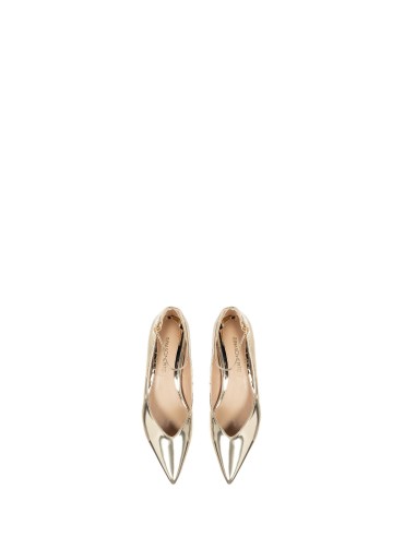 Ballerina’s met metallic neus en lage hak van Rinascimento