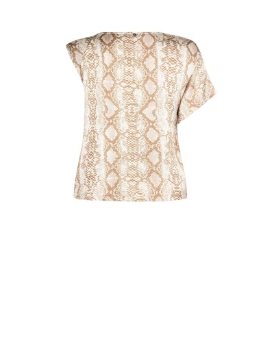 Curvy blouse van satijn met ring Rinascimento Curvy
