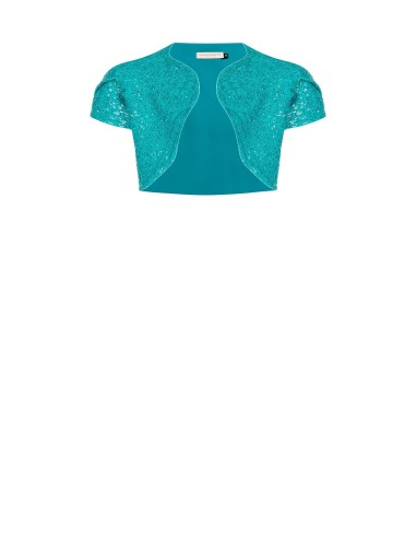 Curvy bolero-schouderbedekker, bedekt met pailletten, Rinascimento Curvy
