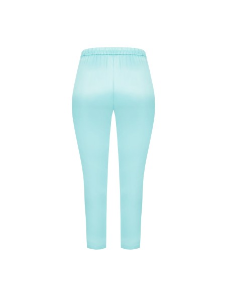 Skinnybroek van satijn met elastiek aan de achterkant Rinascimento Curvy