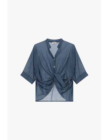 Cropped blouse met knoopdetail aan de voorkant en omgeslagen mouwen van Dixie