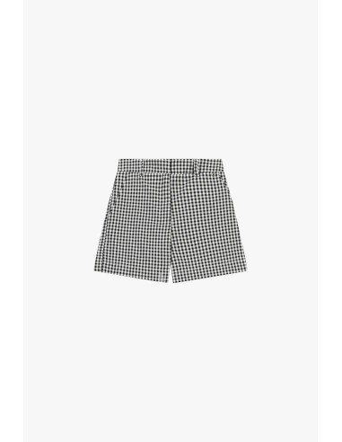 Dixie geruite shorts met normale pasvorm en middelhoge taille