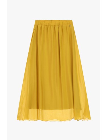Dixie A-lijn midi-rok met elastische taille
