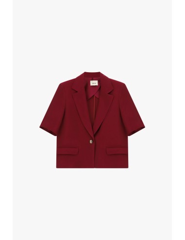 Korte blazer met korte mouwen en zakken Dixie