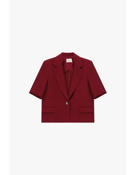 Korte blazer met korte mouwen en zakken Dixie