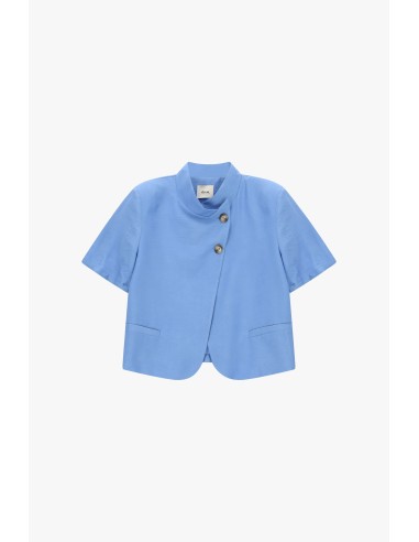 Korte double-breasted blazer met korte mouwen Dixie