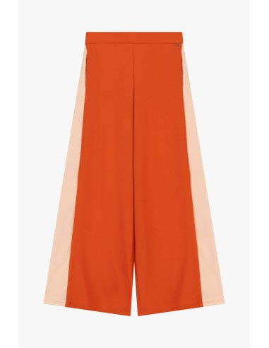Dixie palazzobroek met kleurblokken en hoge taille