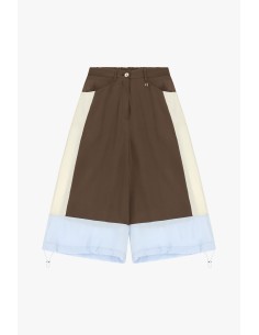 Wijde bermudashorts met colorblockdetails en trekkoord Dixie 2