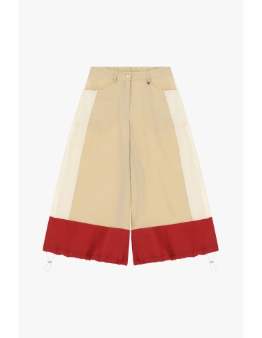 Wijde bermudashorts met colorblockdetails en trekkoord Dixie