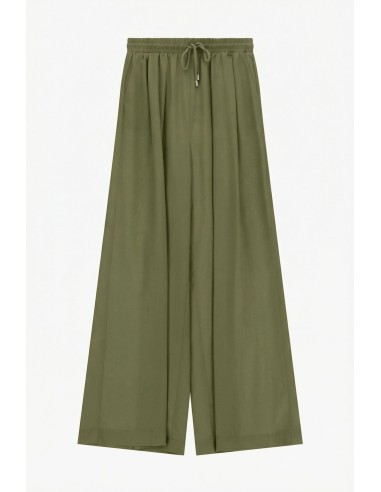 Palazzo-broek met elastische tailleband van Dixie