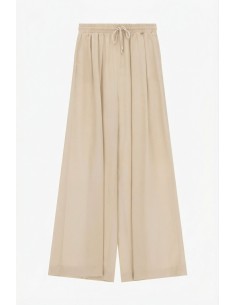 Palazzo-broek met elastische tailleband van Dixie