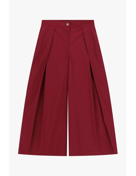 Dixie Palazzo-broek met hoge taille en plooien