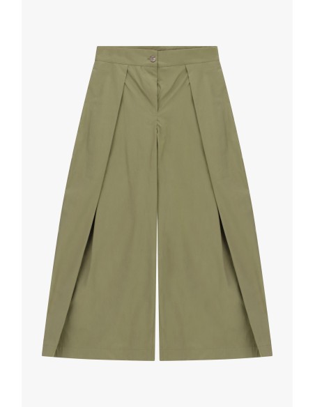 Dixie Palazzo-broek met hoge taille en plooien
