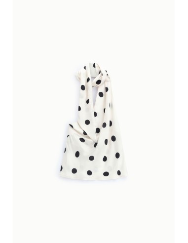Asymmetrische top met stippen en sjaaltje Dixie