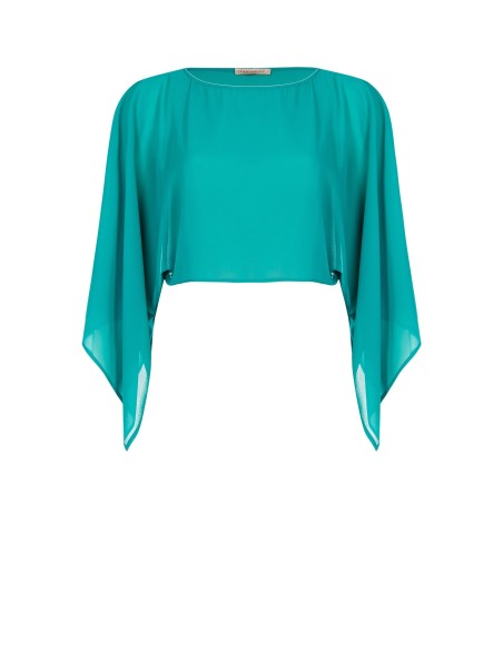 Curvy schouderstola van georgette van Rinascimento Curvy