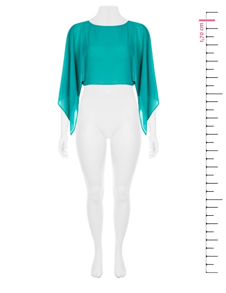 Curvy schouderstola van georgette van Rinascimento Curvy