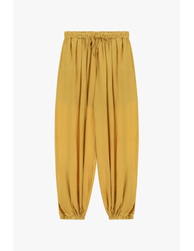 Broek met elastische taille en enkelboorden, losse pasvorm Dixie